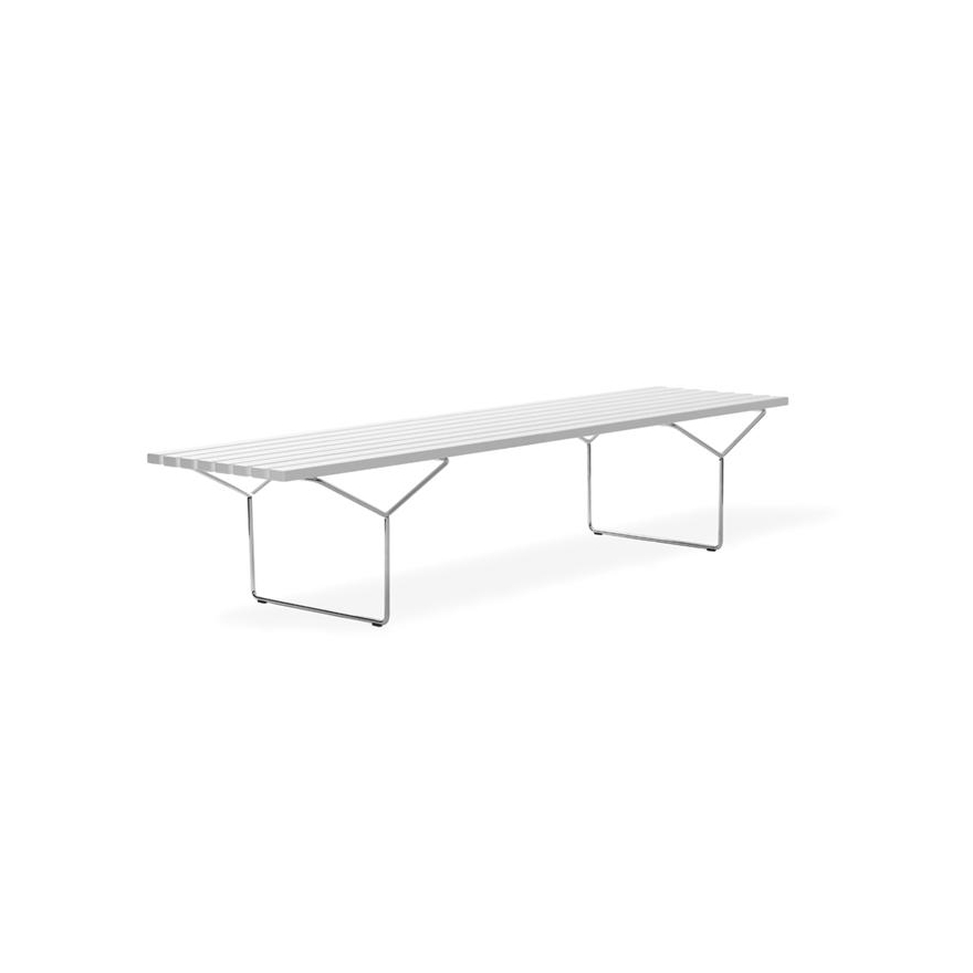 Bertoia Slatted Wooden Bench Knoll