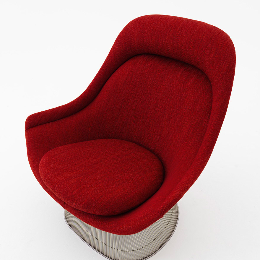 Platner Easy Chair And Ottoman Knoll