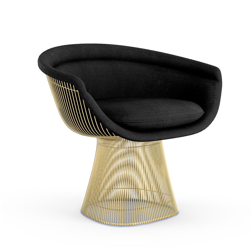Platner Lounge Chair - Gold image 1 Platner Lounge Chair - Gold image 1