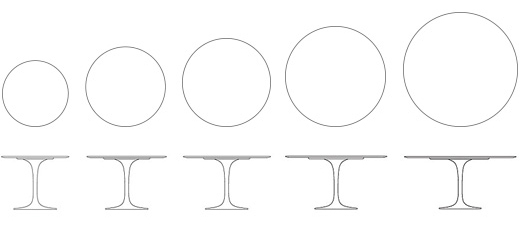 Saarinen Tulip High Tables Knoll