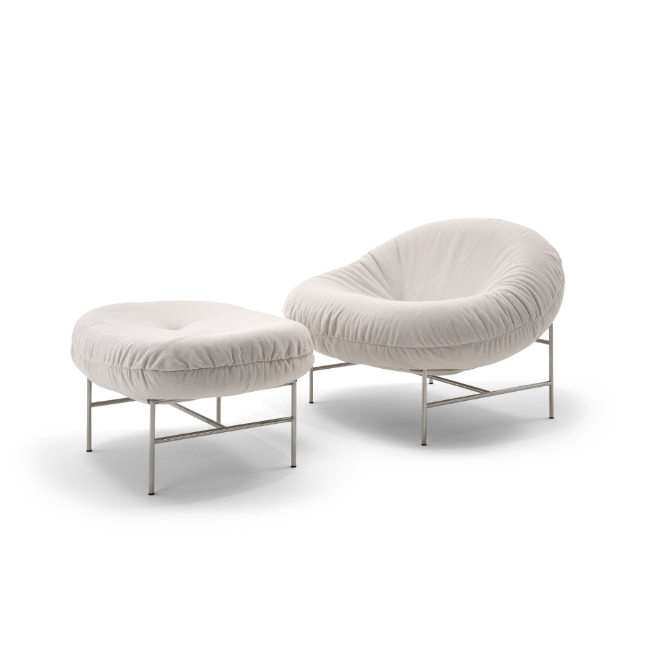 Knoll - Perron Bun Lounge Chair & Ottoman Knoll - Perron Bun Lounge Chair & Ottoman