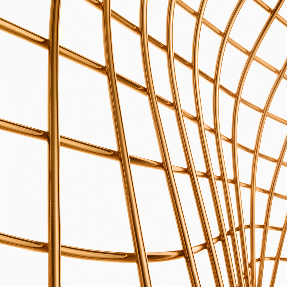 Bertoia Diamond Chair in Gold image 4 Bertoia Diamond Chair in Gold image 4