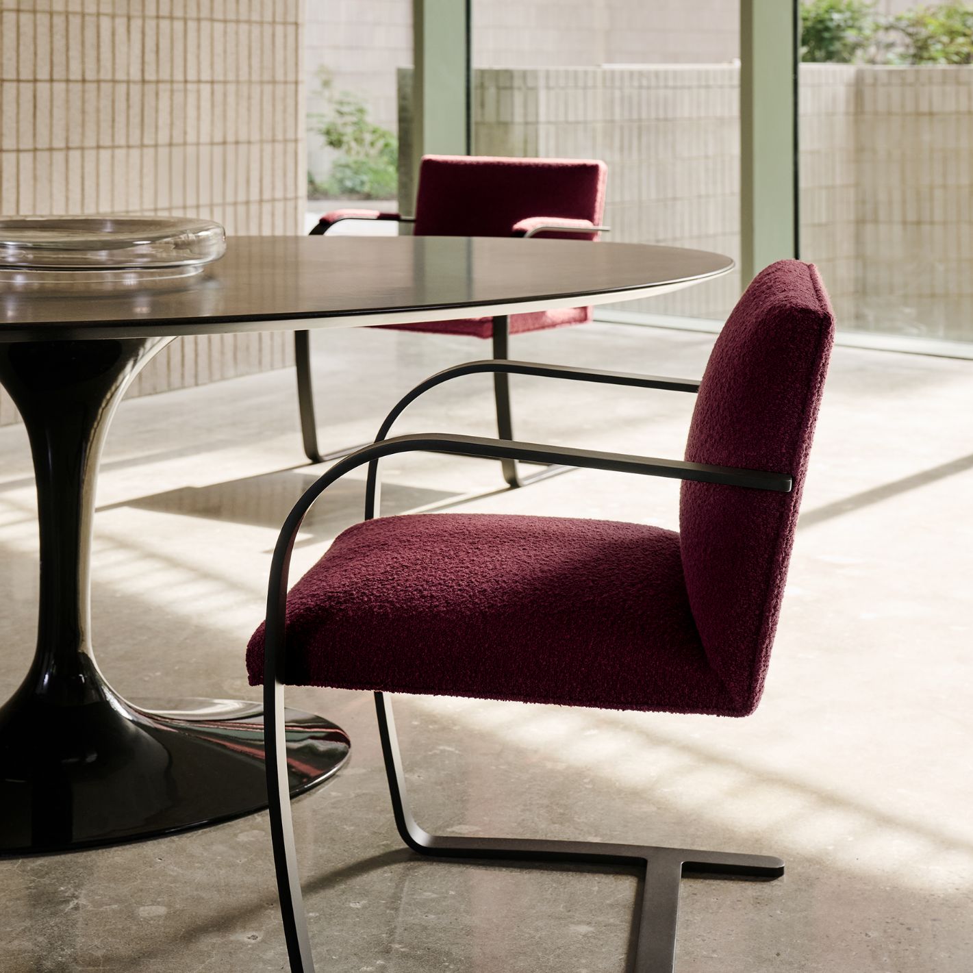 Brno Flat Bar Side Chair, Designed by Ludwig Mies van der Rohe, 1930 Brno Flat Bar Side Chair, Designed by Ludwig Mies van der Rohe, 1930